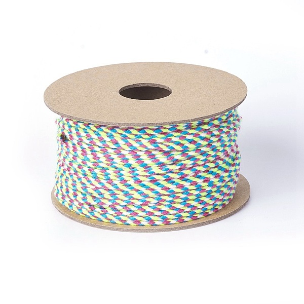 PandaHall Macrame Cotton Cord, Braided Rope, for Wall Hanging, Crafts, Gift Wrapping, Colorful, 2mm, about 21.87 yards(20m)/roll Cotton
PandaHall Macrame Cotton Cord, Braided Rope, for Wall Hanging, Crafts, Gift Wrapping, Colorful, 2mm, about 21.87 yards(20m)/roll Cotton