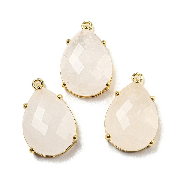PandaHall Natural Quartz Crystal Pendants, Rack Plating Brass Faceted Teardrop Charms, Golden, 24~24.5x16~16.5x7mm, Hole: 1.5mm Quartz...
PandaHall Natural Quartz Crystal Pendants, Rack Plating Brass Faceted Teardrop Charms, Golden, 24~24.5x16~16.5x7mm, Hole: 1.5mm Quartz...