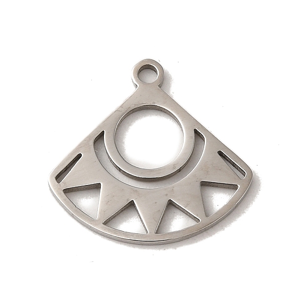 PandaHall 201 Stainless Steel Pendants, Laser Cut, Fan with Sun Charm, Stainless Steel Color, 17x17.5x1mm, Hole: 1.5mm 201 Stainless Steel...
PandaHall 201 Stainless Steel Pendants, Laser Cut, Fan with Sun Charm, Stainless Steel Color, 17x17.5x1mm, Hole: 1.5mm 201 Stainless Steel...