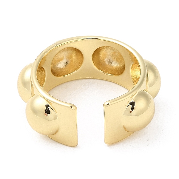 PandaHall Brass Open Cuff Rings, Real 16K Gold Plated, Inner Diameter: 18.4mm Brass
PandaHall Brass Open Cuff Rings, Real 16K Gold Plated, Inner Diameter: 18.4mm Brass