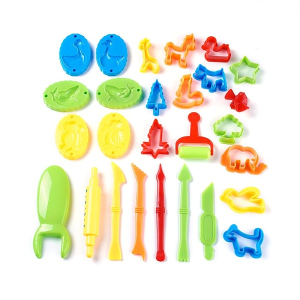PandaHall Mixed Plastic Plasticine Tools, Clay Dough Cutters, Moulds, Modelling Tools, Modeling Clay Toys For Children, Random Single Color..., Multicolor
PandaHall Mixed Plastic Plasticine Tools, Clay Dough Cutters, Moulds, Modelling Tools, Modeling Clay Toys For Children, Random Single Color..., Multicolor