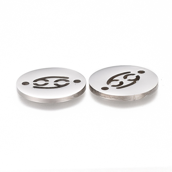 PandaHall Polishing 201 Stainless Steel Links Connectors, Cancer, Stainless Steel Color, 16x1.2mm, Hole: 1.5mm 201 Stainless Steel Round
PandaHall Polishing 201 Stainless Steel Links Connectors, Cancer, Stainless Steel Color, 16x1.2mm, Hole: 1.5mm 201 Stainless Steel Round