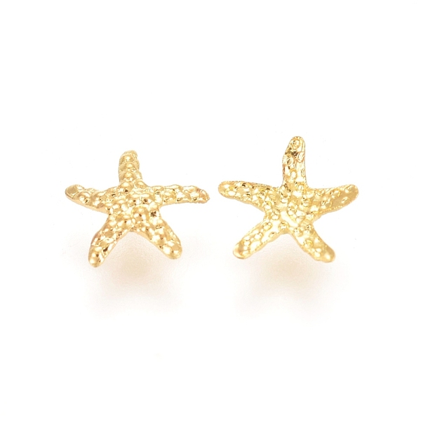 PandaHall Alloy Cabochons, Nail Art Decoration Accessories, Bumpy, Starfish/Sea Stars, Golden, 5x5x1mm, about 450~500pcs/bag Alloy Starfish
PandaHall Alloy Cabochons, Nail Art Decoration Accessories, Bumpy, Starfish/Sea Stars, Golden, 5x5x1mm, about 450~500pcs/bag Alloy Starfish