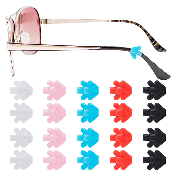 PandaHall DELORIGIN 20 Pairs 5 Colors Arrow Silicone Eyeglasses Ear Grips Sleeve Holder, Anti-Slip Glasses Grips, Mixed Color, 10.5x13.5x3mm..., Multicolor
PandaHall DELORIGIN 20 Pairs 5 Colors Arrow Silicone Eyeglasses Ear Grips Sleeve Holder, Anti-Slip Glasses Grips, Mixed Color, 10.5x13.5x3mm..., Multicolor