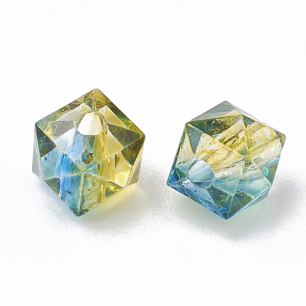 PandaHall Two Tone Transparent Spray Painted Acrylic Bead, Polygon, Olive Drab, 7.5x8x8mm, Hole: 1.8mm Acrylic Polygon Green
PandaHall Two Tone Transparent Spray Painted Acrylic Bead, Polygon, Olive Drab, 7.5x8x8mm, Hole: 1.8mm Acrylic Polygon Green