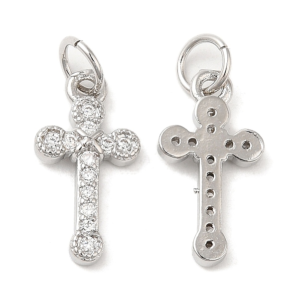 PandaHall Brass with Cubic Zirconia Pendants, Long-Lasting Plated, Lead Free & Cadmium Free, Cross, Platinum, 16x8x2.5mm Brass+Cubic..., Clear
PandaHall Brass with Cubic Zirconia Pendants, Long-Lasting Plated, Lead Free & Cadmium Free, Cross, Platinum, 16x8x2.5mm Brass+Cubic..., Clear