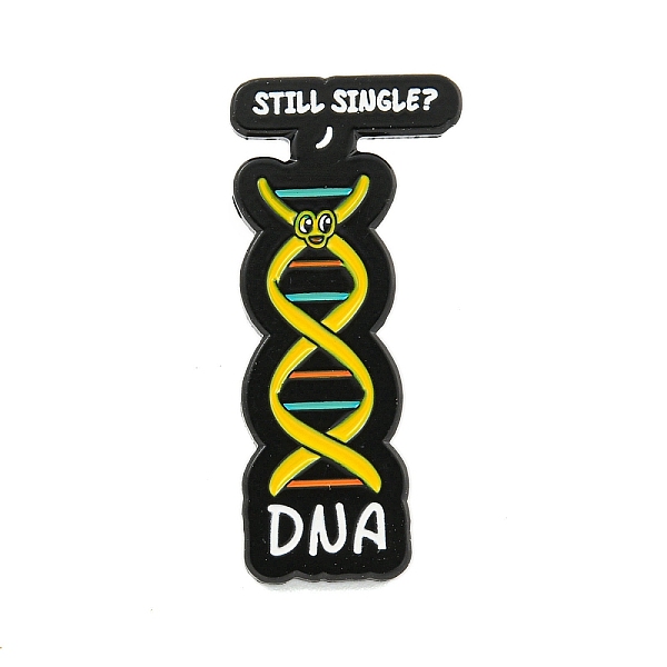 PandaHall Chemistry Science Enamel Pins, Black Alloy Brooches for Clothes Backpack, DNA, 30x14x1.5mm Alloy+Enamel Others
PandaHall Chemistry Science Enamel Pins, Black Alloy Brooches for Clothes Backpack, DNA, 30x14x1.5mm Alloy+Enamel Others