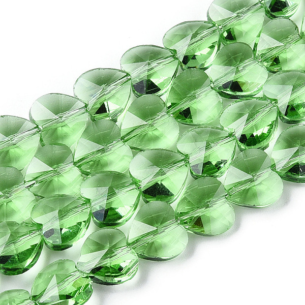 PandaHall Transparent Glass Beads, Faceted, Heart, Lime Green, 10x10x6.5mm, Hole: 1mm Glass Heart Green
PandaHall Transparent Glass Beads, Faceted, Heart, Lime Green, 10x10x6.5mm, Hole: 1mm Glass Heart Green