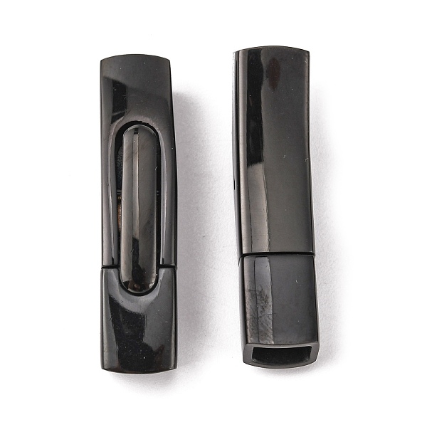 PandaHall 304 Stainless Steel Bayonet Clasps, Rectangle, Gunmetal, 35.7x8.2x6mm, Hole: 6x4mm 304 Stainless Steel
PandaHall 304 Stainless Steel Bayonet Clasps, Rectangle, Gunmetal, 35.7x8.2x6mm, Hole: 6x4mm 304 Stainless Steel