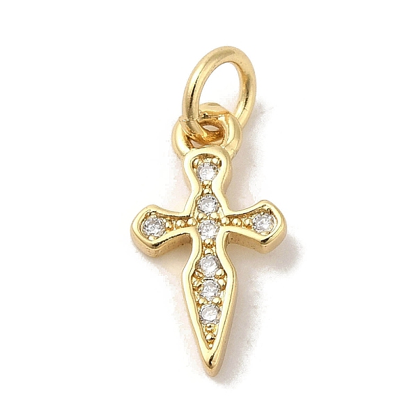 PandaHall Brass Micro Pave Cubic Zirconia Charms, Real 18K Gold Plated, Cross Charms, Clear, 14x7.5x1.5mm, Hole: 3mm Brass+Cubic...
PandaHall Brass Micro Pave Cubic Zirconia Charms, Real 18K Gold Plated, Cross Charms, Clear, 14x7.5x1.5mm, Hole: 3mm Brass+Cubic...