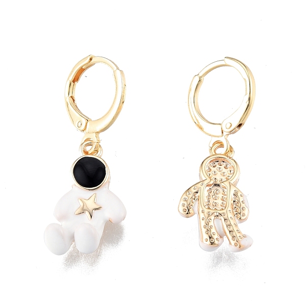 PandaHall Enamel Spaceman Dangle Leverback Earrings, Brass Jewelry for Women, Cadmium Free & Nickel Free & Lead Free, Real 18K Gold Plated...
PandaHall Enamel Spaceman Dangle Leverback Earrings, Brass Jewelry for Women, Cadmium Free & Nickel Free & Lead Free, Real 18K Gold Plated...