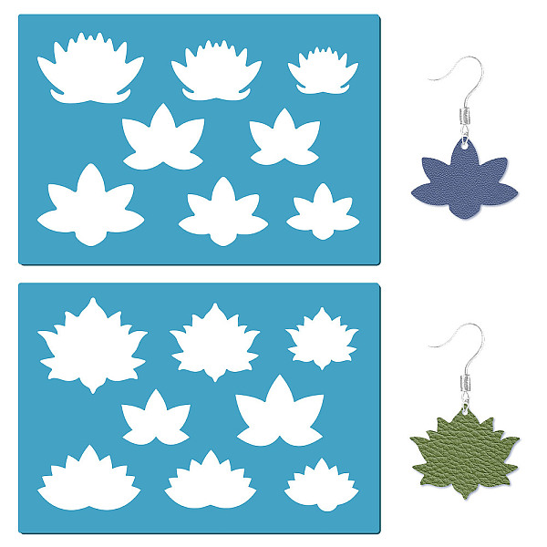 PandaHall GORGECRAFT 2 Styles Lotus Stencil Reusable Leather Lotus Flower Jewelry Shape Earrings Making Templates Acrylic Cutting Stencils...
PandaHall GORGECRAFT 2 Styles Lotus Stencil Reusable Leather Lotus Flower Jewelry Shape Earrings Making Templates Acrylic Cutting Stencils...