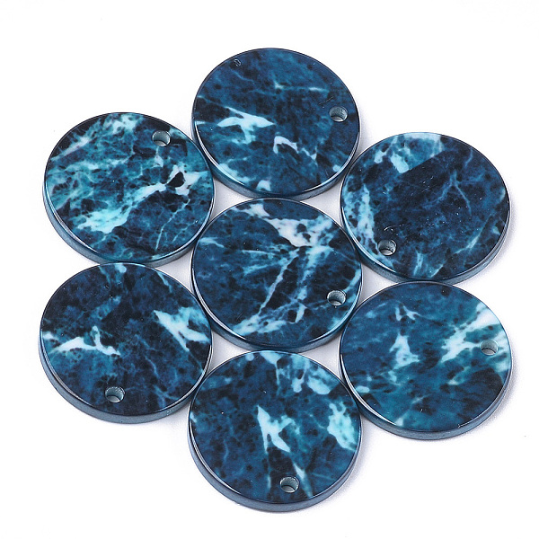 PandaHall Resin Pendants, Flat Round, Marine Blue, 25x3mm, Hole: 2mm Resin Flat Round Blue
PandaHall Resin Pendants, Flat Round, Marine Blue, 25x3mm, Hole: 2mm Resin Flat Round Blue