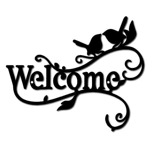 PandaHall CREATCABIN Welcome Metal Wall Art Birds on Branch Decor Wall Hanging Silhouette Sculpture Ornament Iron Sign for Indoor Outdoor...
PandaHall CREATCABIN Welcome Metal Wall Art Birds on Branch Decor Wall Hanging Silhouette Sculpture Ornament Iron Sign for Indoor Outdoor...