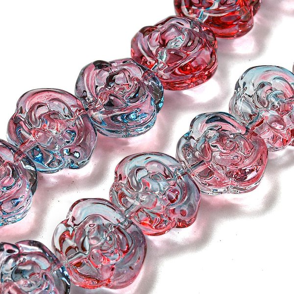 PandaHall Glass Beads Strands, Rose, Indian Red, 12~12.5x14x8~8.5mm, Hole: 1.2mm, about 57~60pcs/strand, 13.19~13.58''(33.5~34.5cm) Glass...
PandaHall Glass Beads Strands, Rose, Indian Red, 12~12.5x14x8~8.5mm, Hole: 1.2mm, about 57~60pcs/strand, 13.19~13.58''(33.5~34.5cm) Glass...