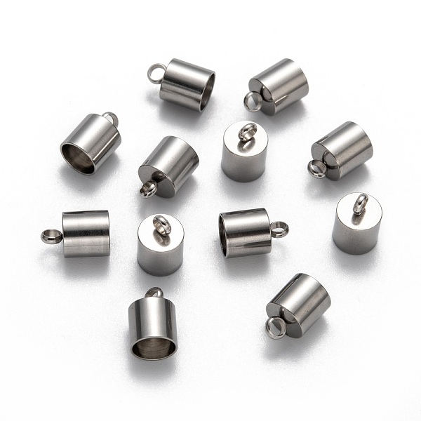 PandaHall Smooth Surface 201 Stainless Steel Cord Ends, Stainless Steel Color, 3/8x1/4 inch(11x7mm), Hole: 3mm, Inner Diameter: 6mm 201...
PandaHall Smooth Surface 201 Stainless Steel Cord Ends, Stainless Steel Color, 3/8x1/4 inch(11x7mm), Hole: 3mm, Inner Diameter: 6mm 201...