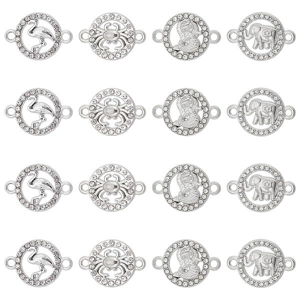 PandaHall SUNNYCLUE 1 Box 32Pcs Rhinestone Connector Charms Silver Flamingo Charm Bulk Alloy Animal Elephant Crab Round Ocean Life Mermaid..., Clear
PandaHall SUNNYCLUE 1 Box 32Pcs Rhinestone Connector Charms Silver Flamingo Charm Bulk Alloy Animal Elephant Crab Round Ocean Life Mermaid..., Clear
