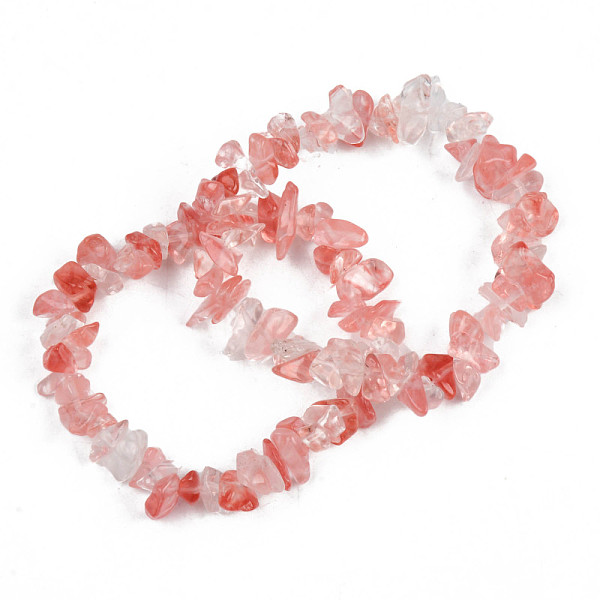 PandaHall Unisex Chip Watermelon Stone Glass Beaded Stretch Bracelets, Inner Diameter: 1-3/4~2 inch(4.5~5cm) Watermelon Stone
PandaHall Unisex Chip Watermelon Stone Glass Beaded Stretch Bracelets, Inner Diameter: 1-3/4~2 inch(4.5~5cm) Watermelon Stone