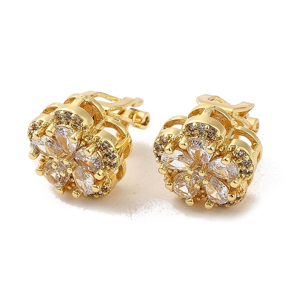 PandaHall Rack Plating Real 18K Gold Plated Brass Sunflower Clip-on Earrings, with Cubic Zirconia and Glass, Long-Lasting Plated, Lead Free..., Clear
PandaHall Rack Plating Real 18K Gold Plated Brass Sunflower Clip-on Earrings, with Cubic Zirconia and Glass, Long-Lasting Plated, Lead Free..., Clear