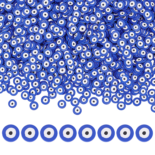 PandaHall 100g Evil Eye Beads Cabochons, 6mm Flat Round Evil Eye Cabochons Handmade Polymer Clay Cabochons for DIY Craft Making Ornament..., Purple
PandaHall 100g Evil Eye Beads Cabochons, 6mm Flat Round Evil Eye Cabochons Handmade Polymer Clay Cabochons for DIY Craft Making Ornament..., Purple