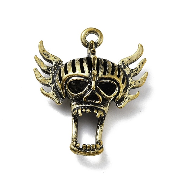 PandaHall Halloween Alloy Pendants, Skull, Antique Bronze, 35.5x29.5x11.5mm, Hole: 2.5mm Alloy Skull
PandaHall Halloween Alloy Pendants, Skull, Antique Bronze, 35.5x29.5x11.5mm, Hole: 2.5mm Alloy Skull