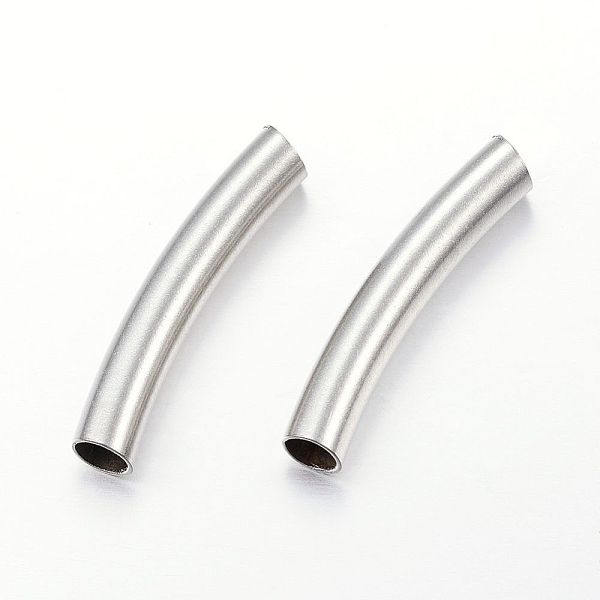 PandaHall 304 Stainless Steel Curved Tube Beads, Curved Tube Noodle Beads, Stainless Steel Color, 30.5x5mm, Hole: 3.5mm 304 Stainless Steel...
PandaHall 304 Stainless Steel Curved Tube Beads, Curved Tube Noodle Beads, Stainless Steel Color, 30.5x5mm, Hole: 3.5mm 304 Stainless Steel...