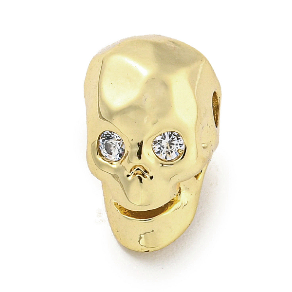 PandaHall Brass Micro Pave Clear Cubic Zirconia Beads, Skull, Real 18K Gold Plated, 8.5x7.5x9mm, Hole: 1.6mm Brass+Cubic Zirconia Skull...
PandaHall Brass Micro Pave Clear Cubic Zirconia Beads, Skull, Real 18K Gold Plated, 8.5x7.5x9mm, Hole: 1.6mm Brass+Cubic Zirconia Skull...