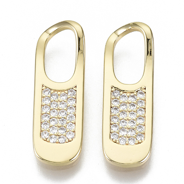 PandaHall Brass Micro Pave Cubic Zirconia Pendants, Nickel Free, Rectangle, Clear, Real 18K Gold Plated, 23x7x2mm, Hole: 9x4.5mm Brass+Cubic...
PandaHall Brass Micro Pave Cubic Zirconia Pendants, Nickel Free, Rectangle, Clear, Real 18K Gold Plated, 23x7x2mm, Hole: 9x4.5mm Brass+Cubic...