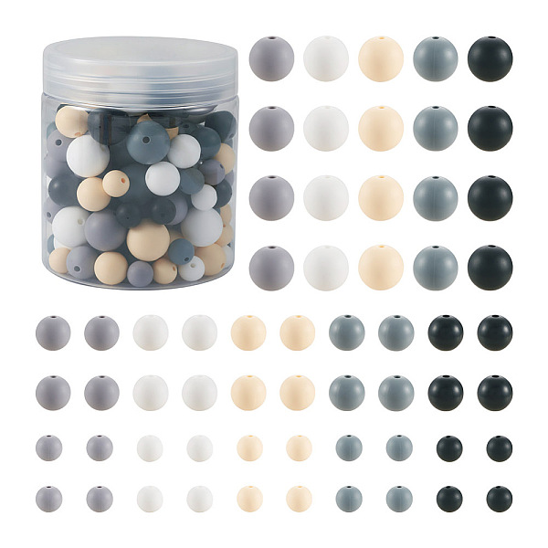 PandaHall 150Pcs 15 Styles Silicone Beads, DIY Nursing Necklaces and Bracelets Making, Chewing Pendants For Teethers, Round, Mixed Color..., Multicolor
PandaHall 150Pcs 15 Styles Silicone Beads, DIY Nursing Necklaces and Bracelets Making, Chewing Pendants For Teethers, Round, Mixed Color..., Multicolor