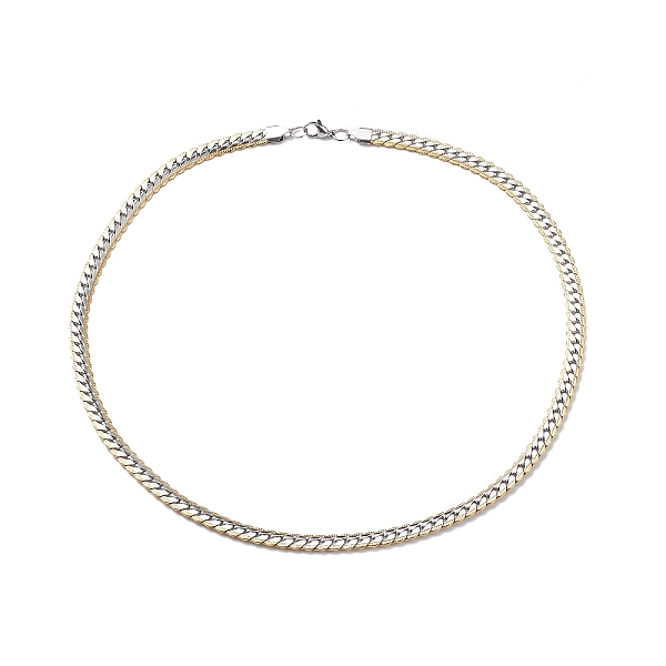 PandaHall 304 Stainless Steel Cuban Link Chain Necklace for Men Women, Golden & Stainless Steel Color, 22.83~23.78 inch(58~60.4cm) 304...
PandaHall 304 Stainless Steel Cuban Link Chain Necklace for Men Women, Golden & Stainless Steel Color, 22.83~23.78 inch(58~60.4cm) 304...