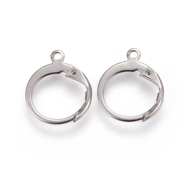 PandaHall 304 Stainless Steel Leverback Earring Findings, with Loop, Stainless Steel Color, 14.5x12.5x2mm, Hole: 1.2mm 304 Stainless Steel
PandaHall 304 Stainless Steel Leverback Earring Findings, with Loop, Stainless Steel Color, 14.5x12.5x2mm, Hole: 1.2mm 304 Stainless Steel