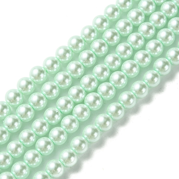 PandaHall Grade A Glass Pearl Beads, Pearlized, Round, Pale Turquoise, 6mm, Hole: 0.7~1mm, about 68pcs/Strand, 16''(40.64cm) Glass Round
PandaHall Grade A Glass Pearl Beads, Pearlized, Round, Pale Turquoise, 6mm, Hole: 0.7~1mm, about 68pcs/Strand, 16''(40.64cm) Glass Round