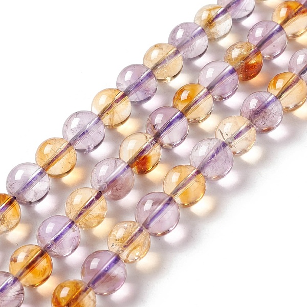 PandaHall Natural Amethyst and Natural Citrine Beads Strands, Grade A, Round, 8mm, Hole: 0.9mm, about 48pcs/strand, 14.96~15.08''(38~38.3cm)...
PandaHall Natural Amethyst and Natural Citrine Beads Strands, Grade A, Round, 8mm, Hole: 0.9mm, about 48pcs/strand, 14.96~15.08''(38~38.3cm)...