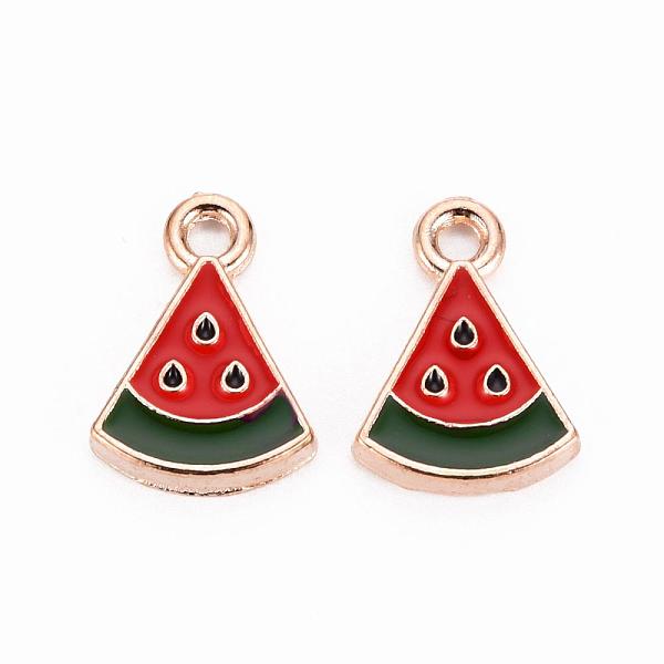PandaHall Alloy Enamel Pendants, Watermelon, Light Gold, Red, 16x11.5x2mm, Hole: 2mm Alloy+Enamel Fruit Red
PandaHall Alloy Enamel Pendants, Watermelon, Light Gold, Red, 16x11.5x2mm, Hole: 2mm Alloy+Enamel Fruit Red