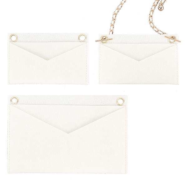 PandaHall WADORN 2 Sizes Purse Felt Organizer Insert, Women Pochette Conversion Kit Rectangle Wallet Insert Liner with Eyelets Multi-Pocket..., White
PandaHall WADORN 2 Sizes Purse Felt Organizer Insert, Women Pochette Conversion Kit Rectangle Wallet Insert Liner with Eyelets Multi-Pocket..., White