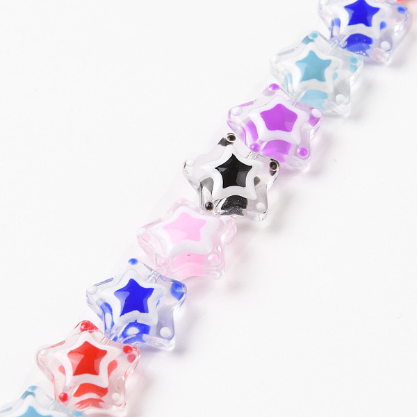 PandaHall Handmade Lampwork Beads Strands, Star, Mixed Color, 11.5x12.5x6mm, Hole: 0.7mm, about 33pcs/strand, 14.57''(37cm) Lampwork Star..., Multicolor
PandaHall Handmade Lampwork Beads Strands, Star, Mixed Color, 11.5x12.5x6mm, Hole: 0.7mm, about 33pcs/strand, 14.57''(37cm) Lampwork Star..., Multicolor