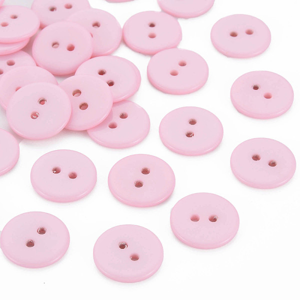 PandaHall Two-hole Buttons for DIY Making, Resin Button, Flat Round, Pink, about 15mm in diameter, hole: 2mm, about 400pcs/bag Resin Flat...
PandaHall Two-hole Buttons for DIY Making, Resin Button, Flat Round, Pink, about 15mm in diameter, hole: 2mm, about 400pcs/bag Resin Flat...