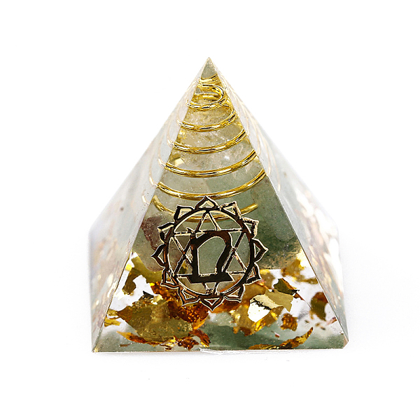 PandaHall Chakra Pattern Orgonite Pyramid Resin Display Decorations, Healing Pyramids, for Stress Reduce Healing Meditation, with Brass...
PandaHall Chakra Pattern Orgonite Pyramid Resin Display Decorations, Healing Pyramids, for Stress Reduce Healing Meditation, with Brass...