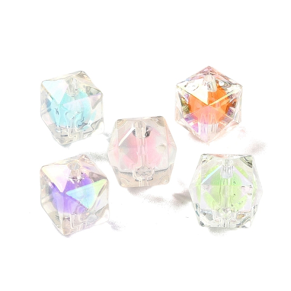 PandaHall UV Plating Iridescent Transparent Acrylic Beads, Bead in Bead, Cube, 15.5x15.5x15mm, Hole: 2.5mm Acrylic Cube
PandaHall UV Plating Iridescent Transparent Acrylic Beads, Bead in Bead, Cube, 15.5x15.5x15mm, Hole: 2.5mm Acrylic Cube