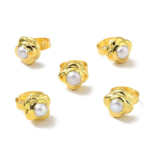 PandaHall Natural Pearl Flower Adjustable Ring, Brass Chunky Ring for Women, Lead Free & Cadmium Free, Golden, US Size 7 3/4(17.9mm) Pearl..., White
PandaHall Natural Pearl Flower Adjustable Ring, Brass Chunky Ring for Women, Lead Free & Cadmium Free, Golden, US Size 7 3/4(17.9mm) Pearl..., White