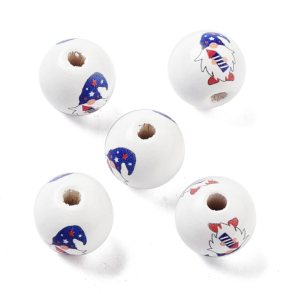 PandaHall Independence Day Theme Wood European Beads, Large Hole Beads, Round, Dark Slate Blue, 15.5~16x14.5mm, Hole: 4mm Wood Round
PandaHall Independence Day Theme Wood European Beads, Large Hole Beads, Round, Dark Slate Blue, 15.5~16x14.5mm, Hole: 4mm Wood Round