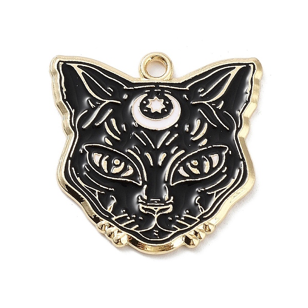 PandaHall Alloy Enamel Pendants, Golden, Cat Shape, 25x25x1mm, Hole: 2mm Alloy+Enamel Cat Shape Black
PandaHall Alloy Enamel Pendants, Golden, Cat Shape, 25x25x1mm, Hole: 2mm Alloy+Enamel Cat Shape Black