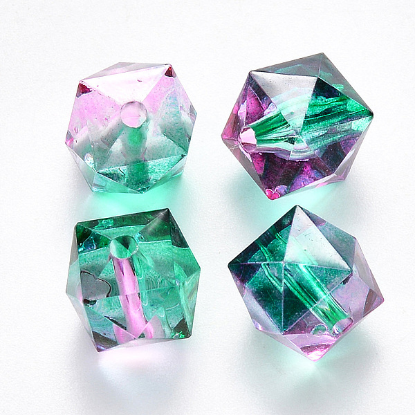 PandaHall Transparent Spray Painted Crackle Acrylic Beads, Two Tone, Polygon, Medium Sea Green, 7.5x8x8mm, Hole: 1.8mm, 100pcs/bag Acrylic...
PandaHall Transparent Spray Painted Crackle Acrylic Beads, Two Tone, Polygon, Medium Sea Green, 7.5x8x8mm, Hole: 1.8mm, 100pcs/bag Acrylic...