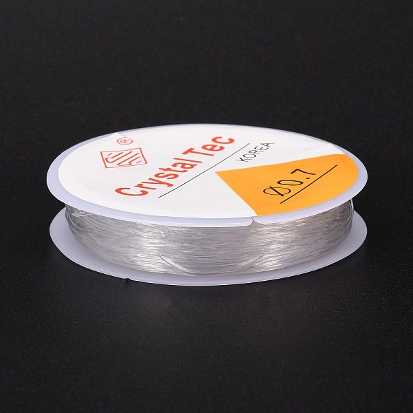 PandaHall Round Crystal Elastic Stretch Thread, for Bracelets Gemstone Jewelry Making Beading Craft, Clear, 0.7mm, about 8.7 yards(8m)/roll...
PandaHall Round Crystal Elastic Stretch Thread, for Bracelets Gemstone Jewelry Making Beading Craft, Clear, 0.7mm, about 8.7 yards(8m)/roll...