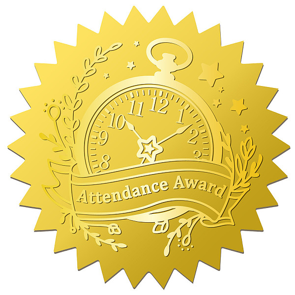 PandaHall CRASPIRE 408Pcs Attendance Award Clock Gold Foil Embossed Stickers 2" Self Adhesive Envelopes Seals Round Labels for Wedding...
PandaHall CRASPIRE 408Pcs Attendance Award Clock Gold Foil Embossed Stickers 2" Self Adhesive Envelopes Seals Round Labels for Wedding...