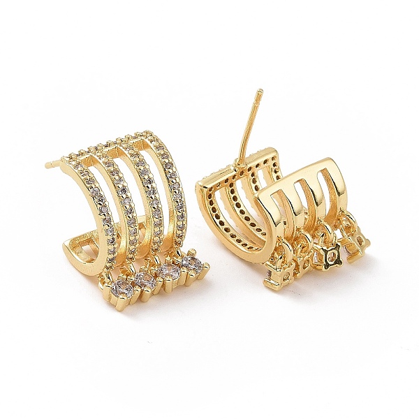 PandaHall Clear Cubic Zirconia Arch with Diamond Dangle Stud Earrings, Brass Jewelry for Women, Golden, 18x11mm, Pin: 0.8mm Cubic Zirconia...
PandaHall Clear Cubic Zirconia Arch with Diamond Dangle Stud Earrings, Brass Jewelry for Women, Golden, 18x11mm, Pin: 0.8mm Cubic Zirconia...