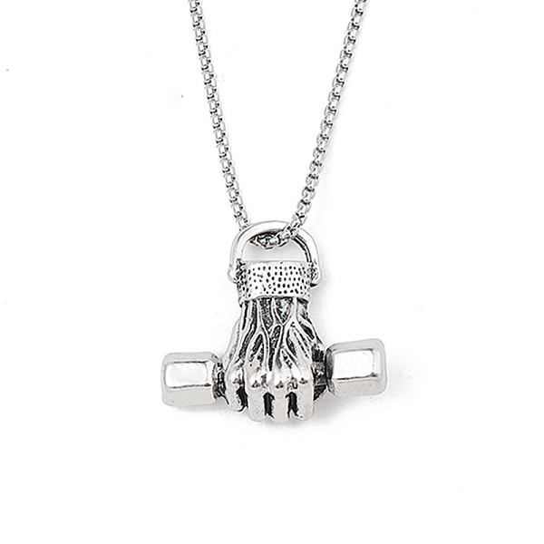 PandaHall Zinc Alloy Pendant Necklaces, 201 Stainless Steel Chains Necklaces, Palm, 23.43 inch(59.5cm), pendant: 32x36.5mm 201 Stainless...
PandaHall Zinc Alloy Pendant Necklaces, 201 Stainless Steel Chains Necklaces, Palm, 23.43 inch(59.5cm), pendant: 32x36.5mm 201 Stainless...