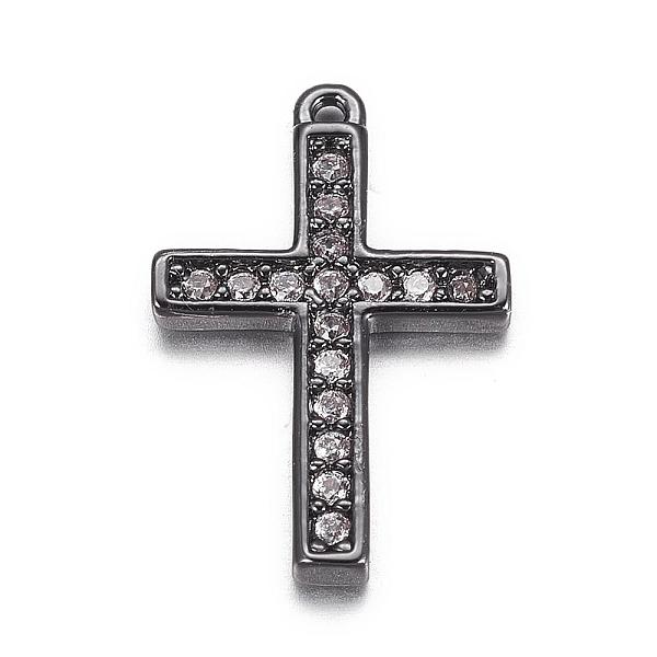 PandaHall Brass Micro Pave Cubic Zirconia Charms, Latin Cross, Gunmetal, 15x10x2mm, Hole: 1mm Brass+Cubic Zirconia Cross
PandaHall Brass Micro Pave Cubic Zirconia Charms, Latin Cross, Gunmetal, 15x10x2mm, Hole: 1mm Brass+Cubic Zirconia Cross