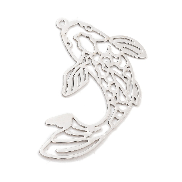 PandaHall Long-Lasting Plated Brass Pendants, Fish, Platinum, 27x25.5x0.3mm, Hole: 1mm Brass Fish
PandaHall Long-Lasting Plated Brass Pendants, Fish, Platinum, 27x25.5x0.3mm, Hole: 1mm Brass Fish