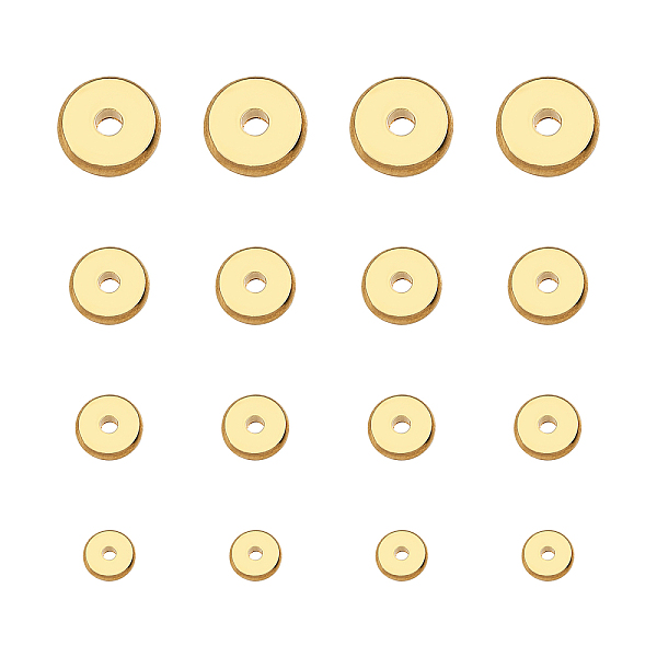 PandaHall Unicraftale 304 Stainless Steel Spacer Beads, Flat Round, Golden, 4~8x1.2~2.5mm, Hole: 1.2~1.8mm, 48pcs/box 304 Stainless Steel...
PandaHall Unicraftale 304 Stainless Steel Spacer Beads, Flat Round, Golden, 4~8x1.2~2.5mm, Hole: 1.2~1.8mm, 48pcs/box 304 Stainless Steel...